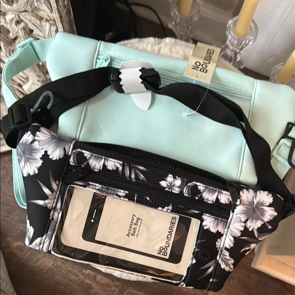 No Boundaries Green and Black Phone Holster with Clip